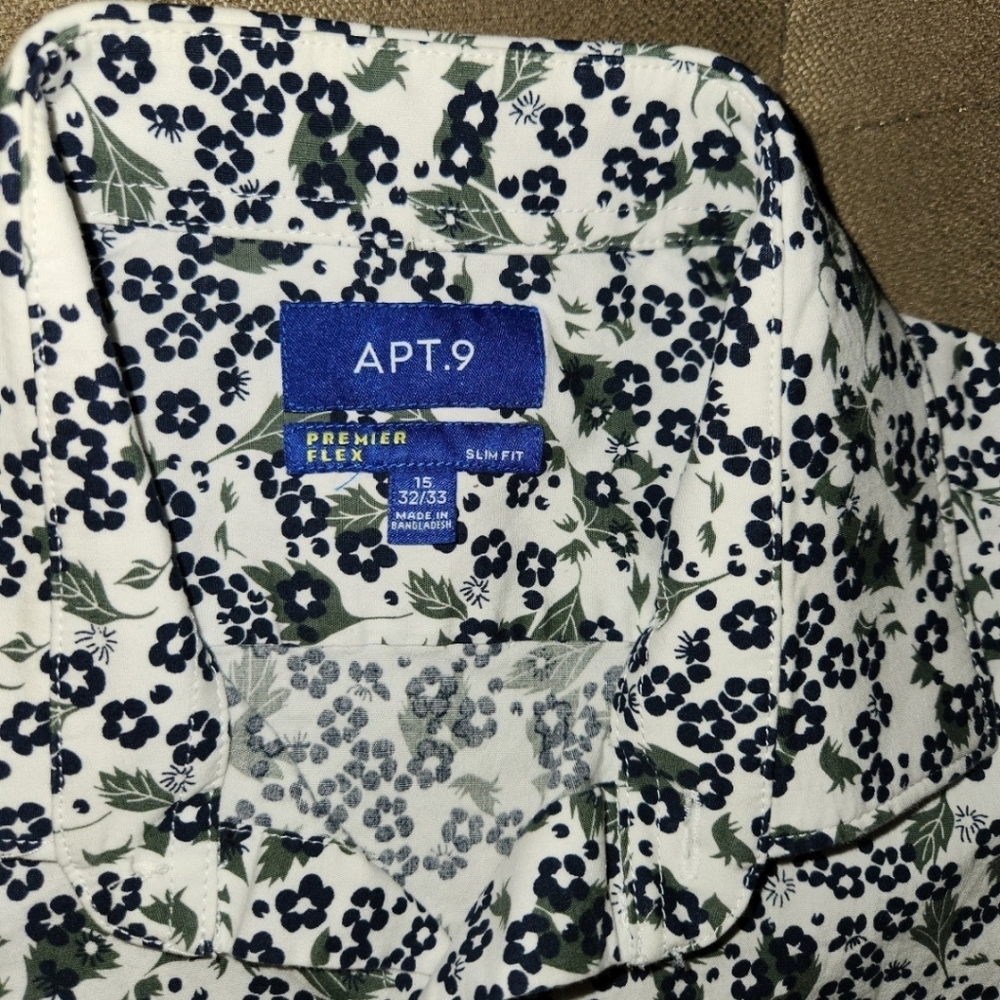 EUC mens slimfit long sleeve shirt